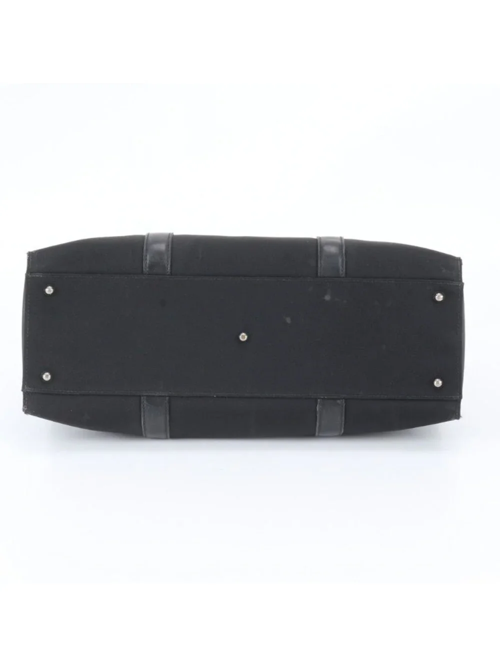 Gucci Leather Nylon Business Bag Document Bag Black